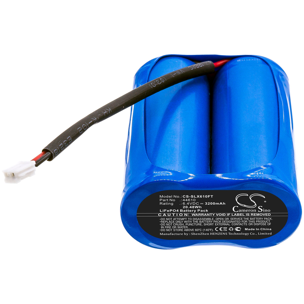 Replacement Battery for Streamlight Fire Vulcan LED – Flashlight – 3200mAh / 6.4V