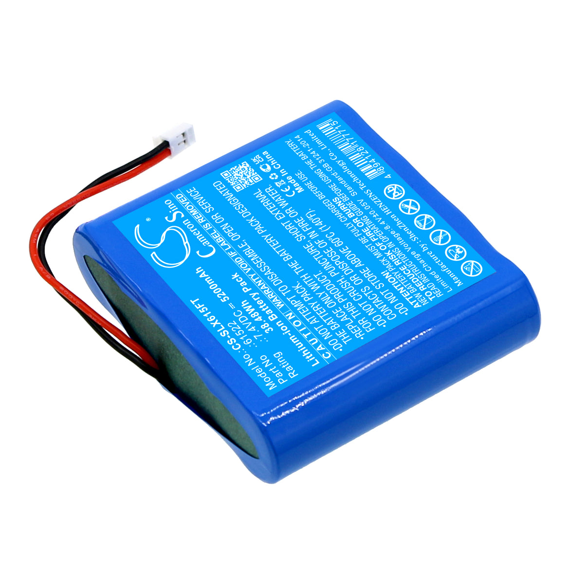 Replacement Battery for Streamlight BEARTRAP – Flashlight – 5200mAh / 7.4V