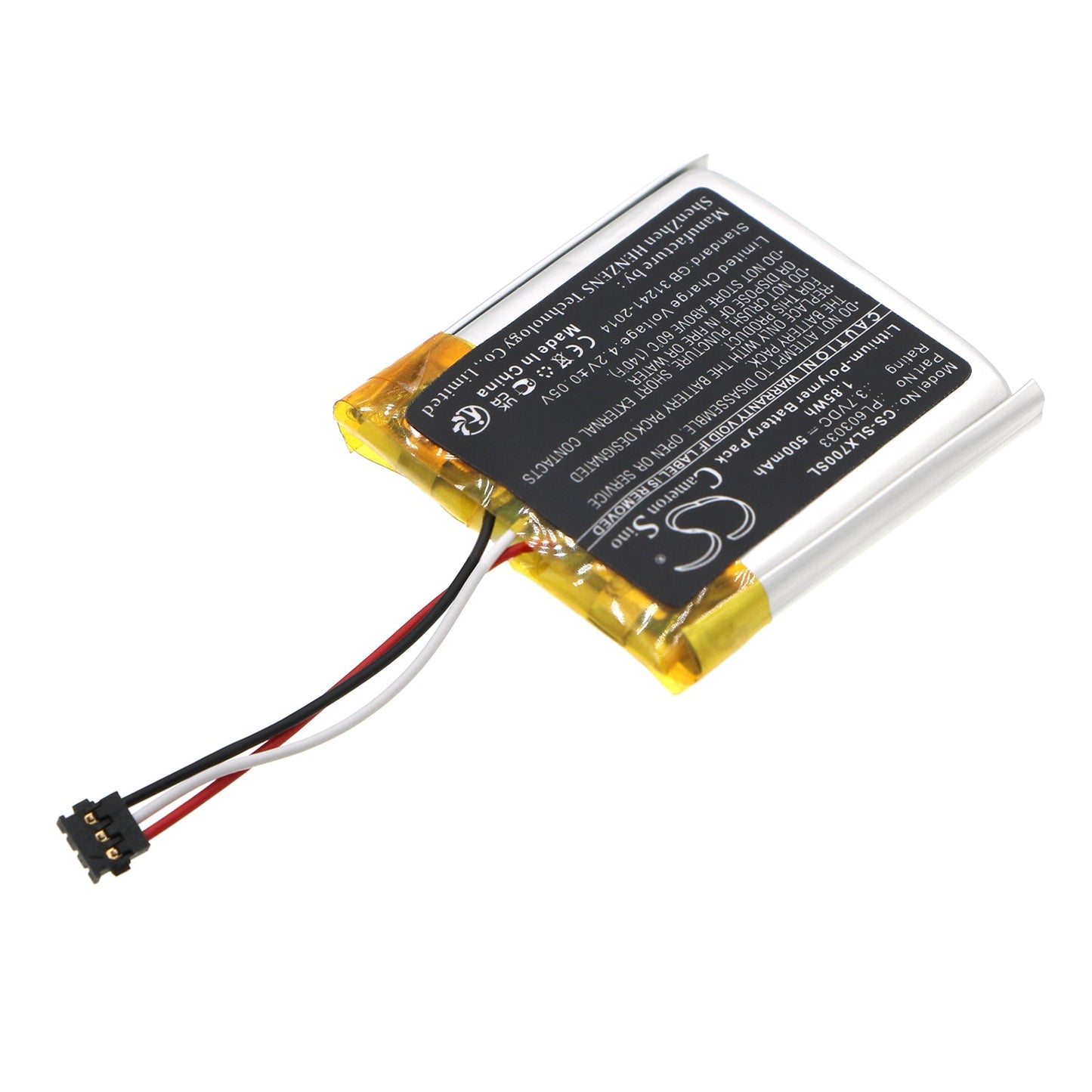 Replacement Battery for SteelSeries   Arctis Nova 7P – Wireless Headset – 500mAh / 1.85Wh / 3.7V