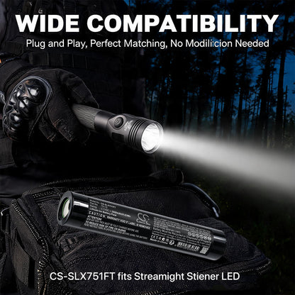 Replacement Battery for Streamlight Stinger LED – Flashlight – 2600mAh / 3.7V