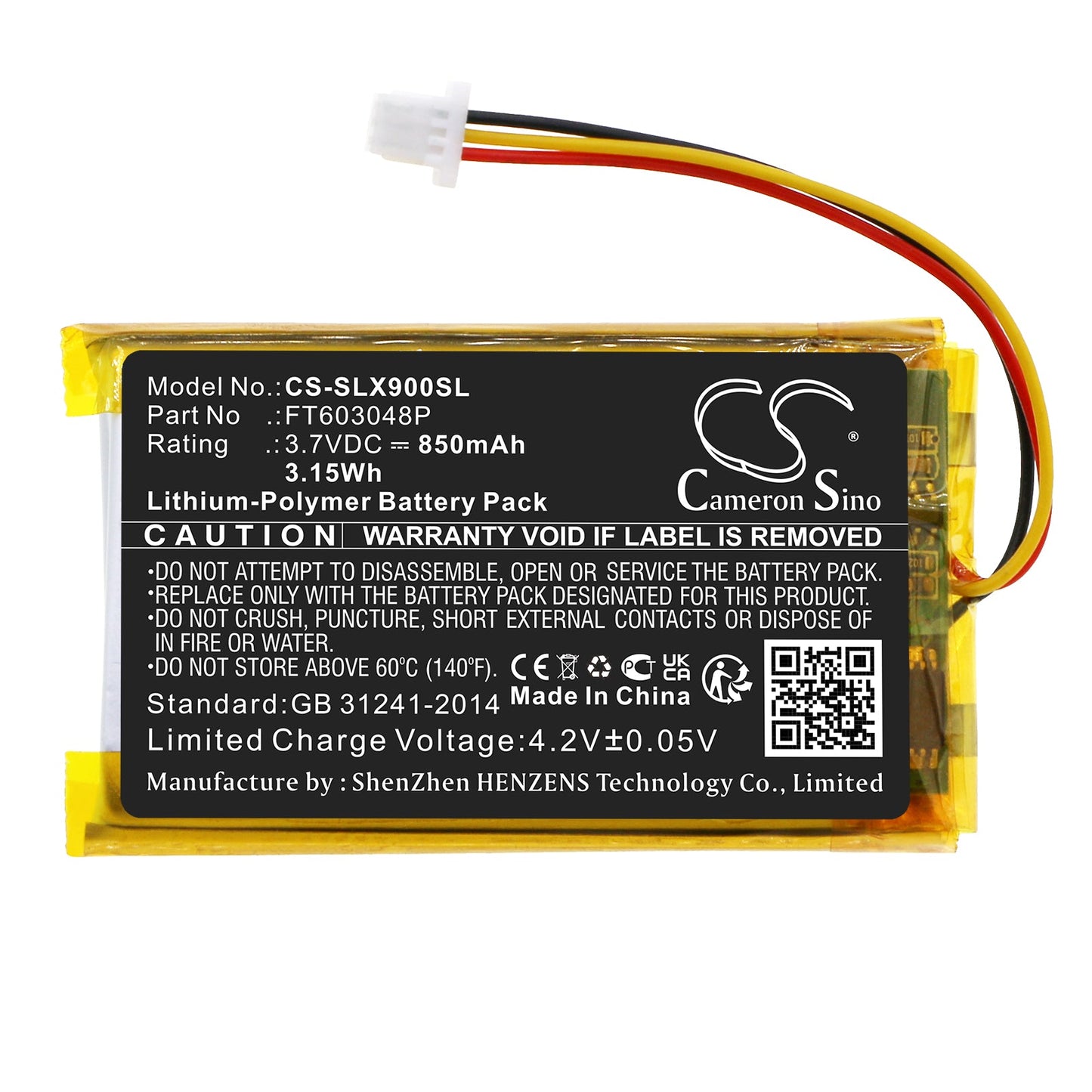 Replacement Battery for SteelSeries  Arctis 9X – Wireless Headset – 850mAh / 3.15Wh / 3.7V