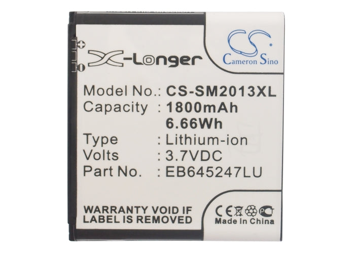 Replacement Battery for Samsung  GT-B9388 – Mobile, SmartPhone – 1800mAh / 6.66Wh / 3.7V