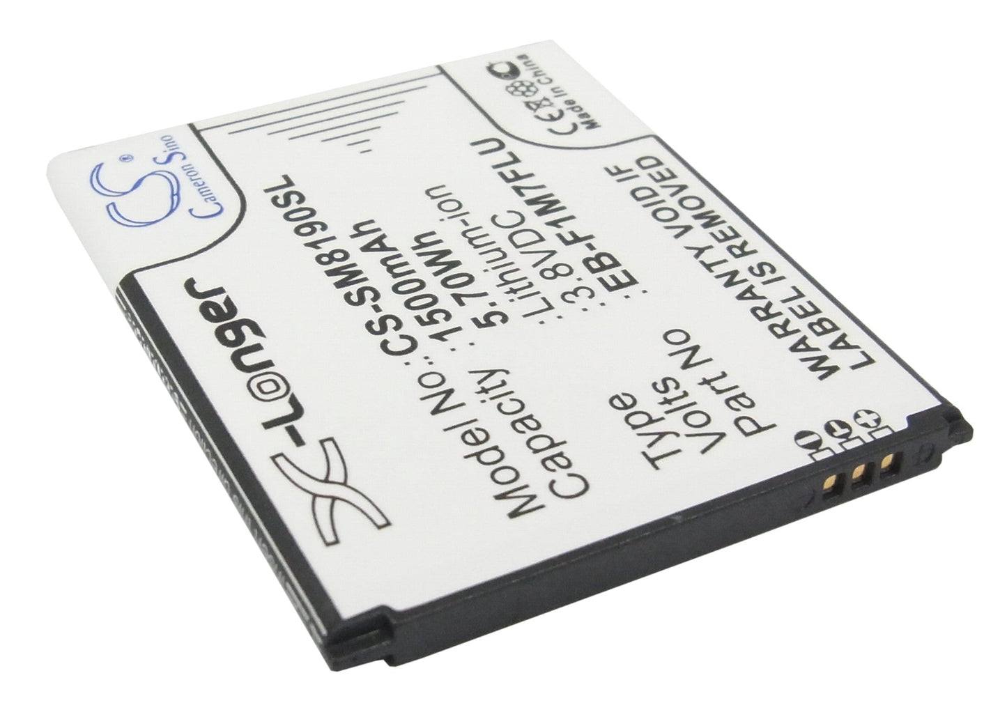 Replacement Battery for Samsung  Galaxy S 3 Mini – Mobile, SmartPhone – 1500mAh / 5.70Wh / 3.8V