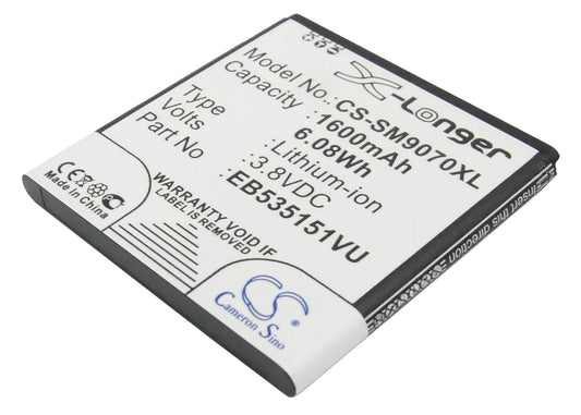 Replacement Battery for Samsung GT-i9070 – Mobile, SmartPhone – 1600mAh / 3.8V - image 1