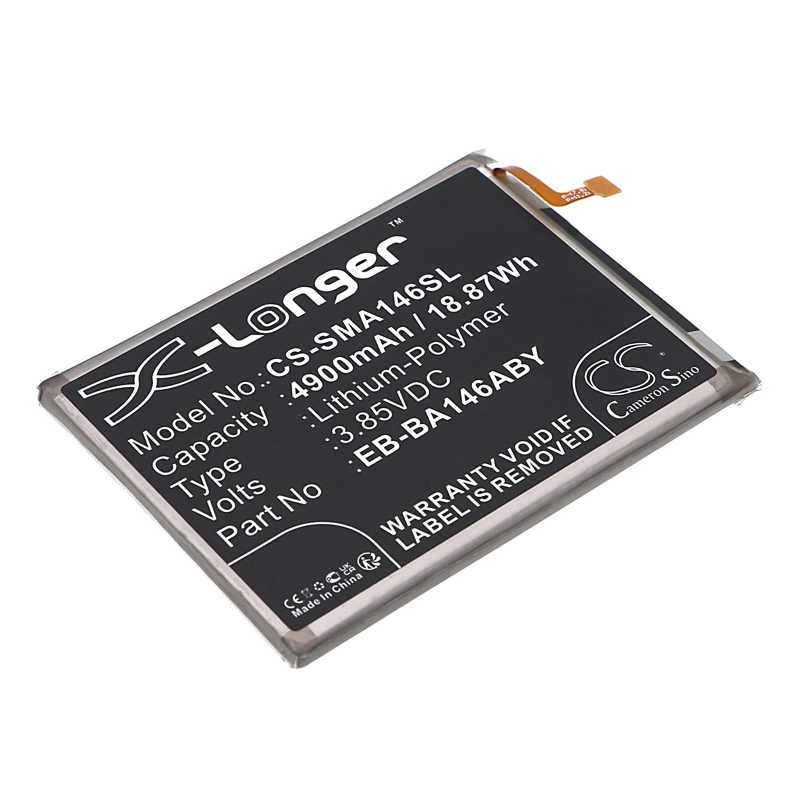 Replacement Battery for Samsung Galaxy A14 5G – Mobile, SmartPhone – 4900mAh / 3.85V - image 1