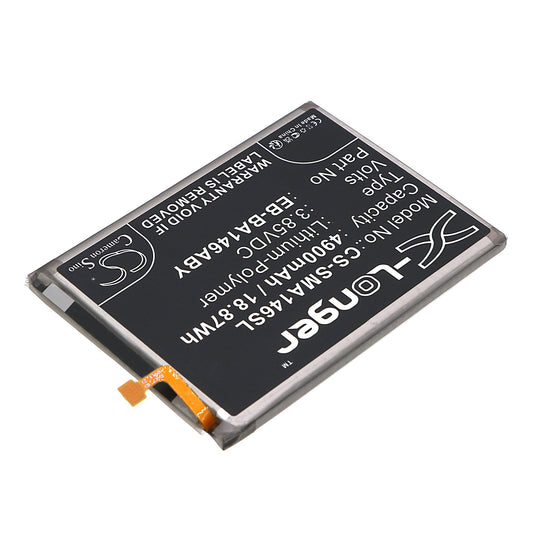 Replacement Battery for Samsung  Galaxy A14 5G – Mobile, SmartPhone – 4900mAh / 18.87Wh / 3.85V