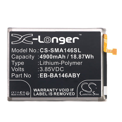 Replacement Battery for Samsung  Galaxy A14 5G – Mobile, SmartPhone – 4900mAh / 18.87Wh / 3.85V