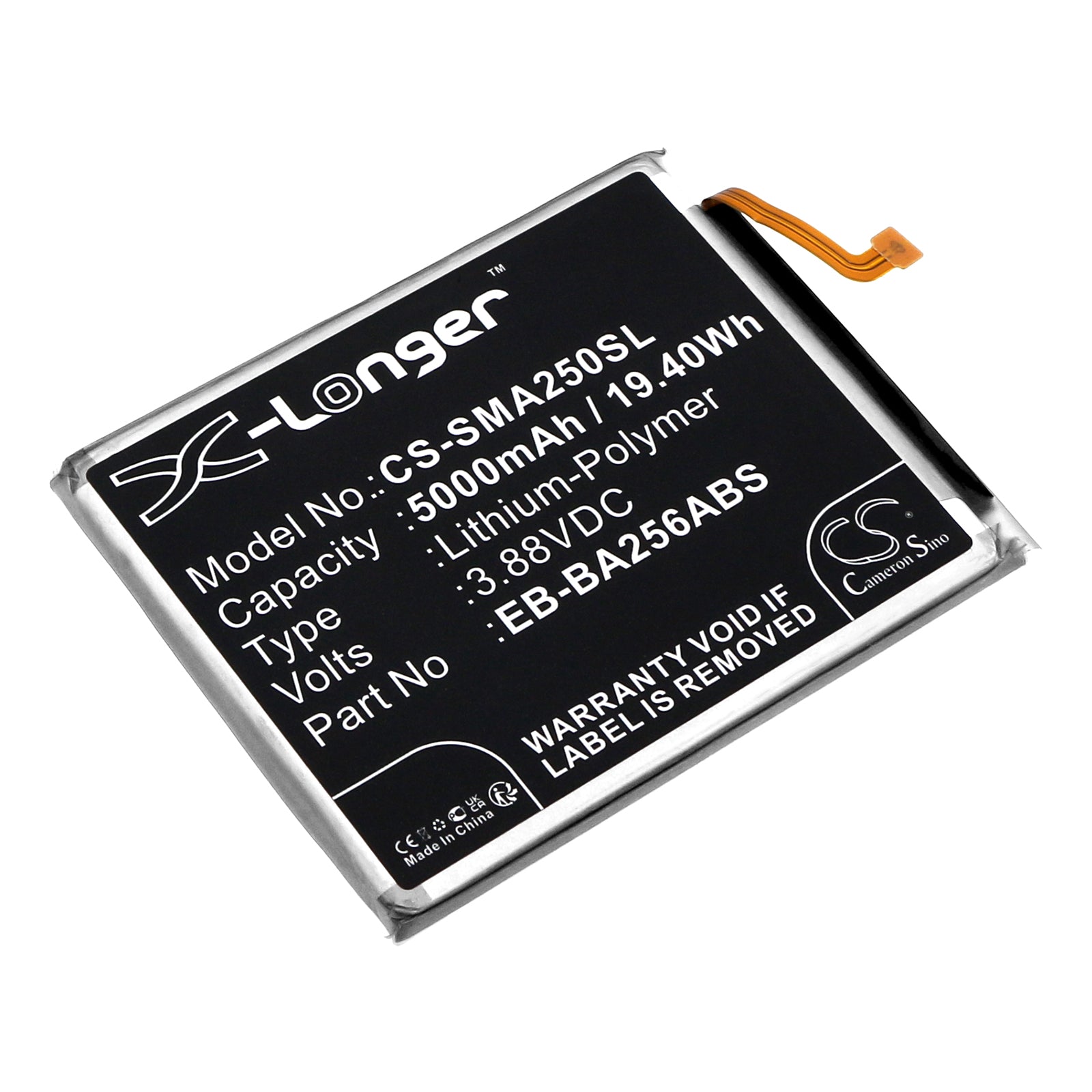 Replacement Battery for Samsung Galaxy A25 – Mobile, SmartPhone – 5000mAh / 3.88V - image 1