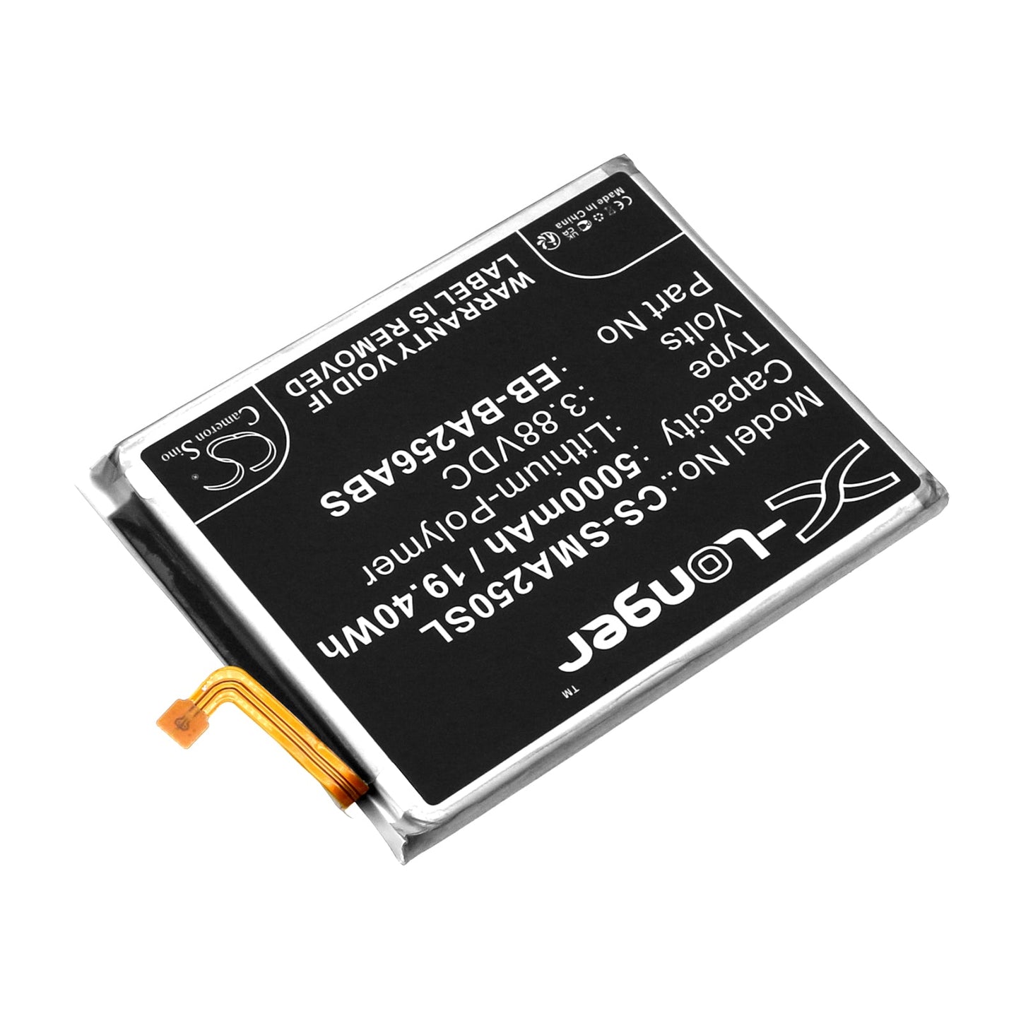 Replacement Battery for Samsung  Galaxy A25 – Mobile, SmartPhone – 5000mAh / 19.4Wh / 3.88V