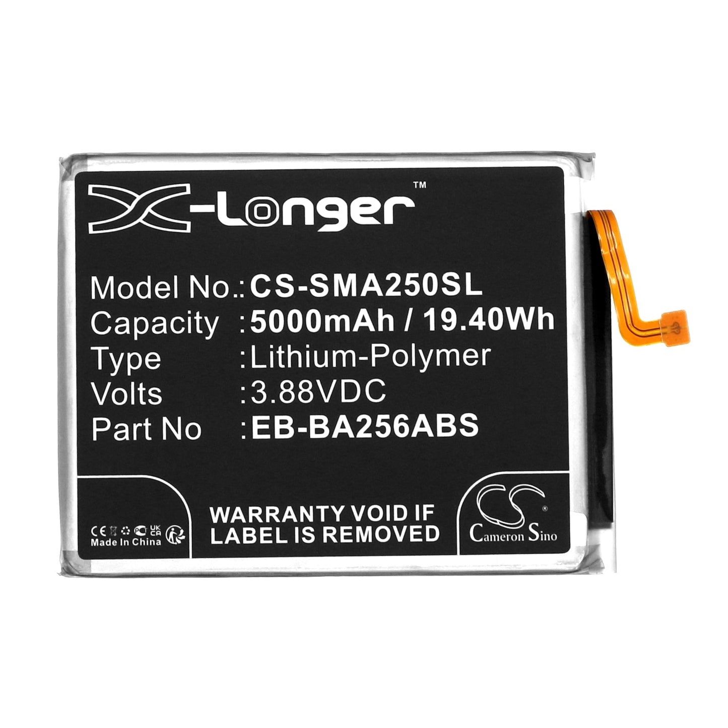 Replacement Battery for Samsung  Galaxy A25 – Mobile, SmartPhone – 5000mAh / 19.4Wh / 3.88V
