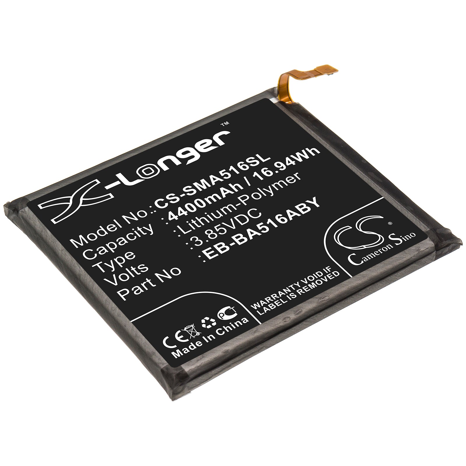 Replacement Battery for Samsung Galaxy A51 5G – Mobile, SmartPhone – 4400mAh / 3.85V - image 1