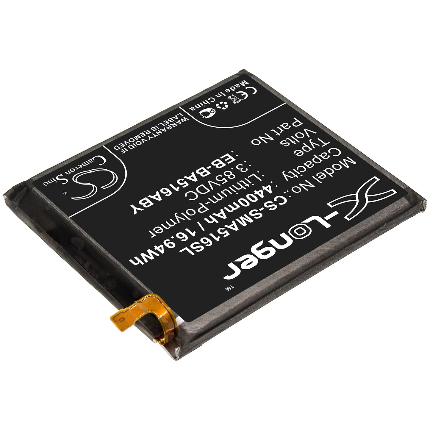 Replacement Battery for Samsung  Galaxy A51 5G – Mobile, SmartPhone – 4400mAh / 16.94Wh / 3.85V