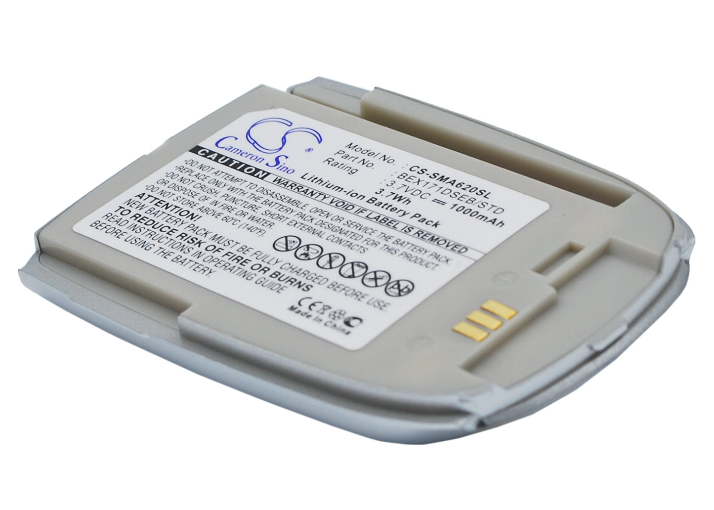 Replacement Battery for Samsung SPH-A620 – Mobile, SmartPhone – 1000mAh / 3.7V - image 1