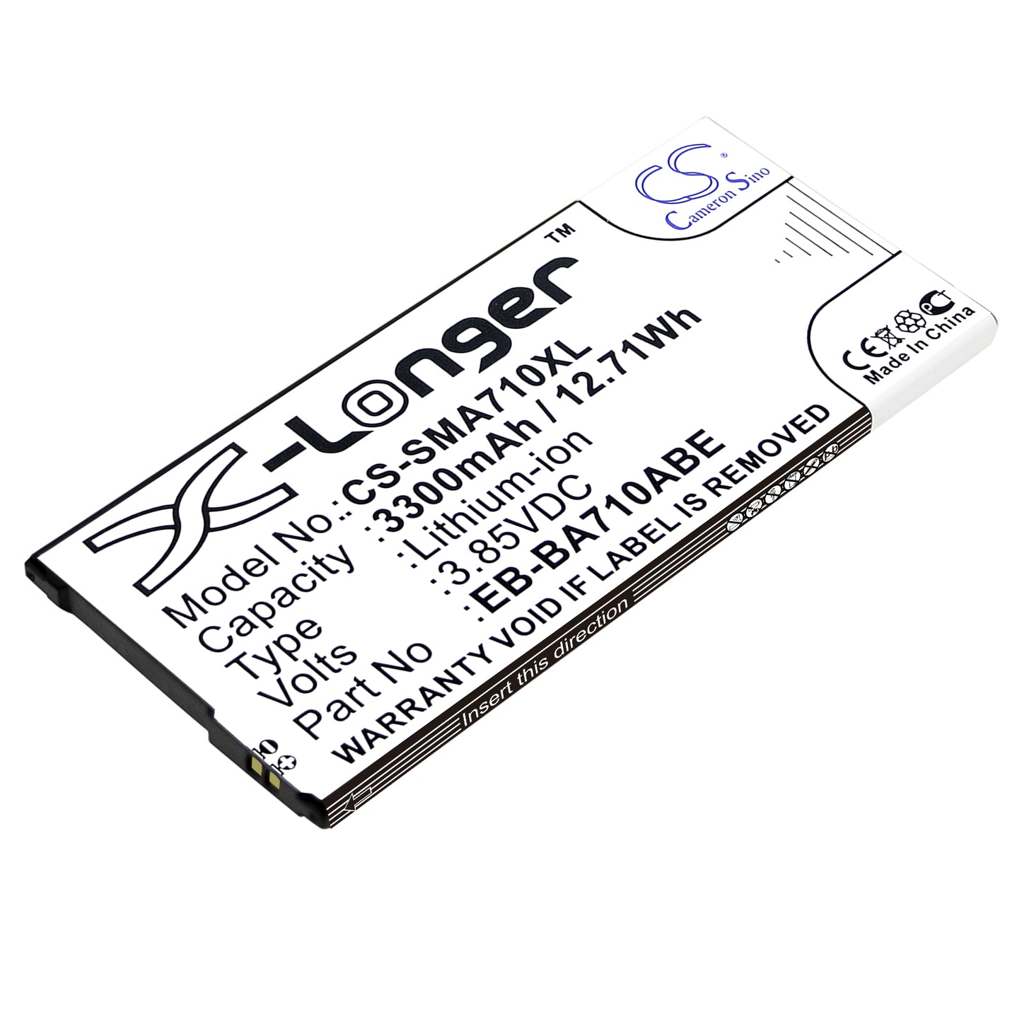 Replacement Battery for Samsung Galaxy A7 2016 Duos – Mobile, SmartPhone – 3300mAh / 3.85V - image 1
