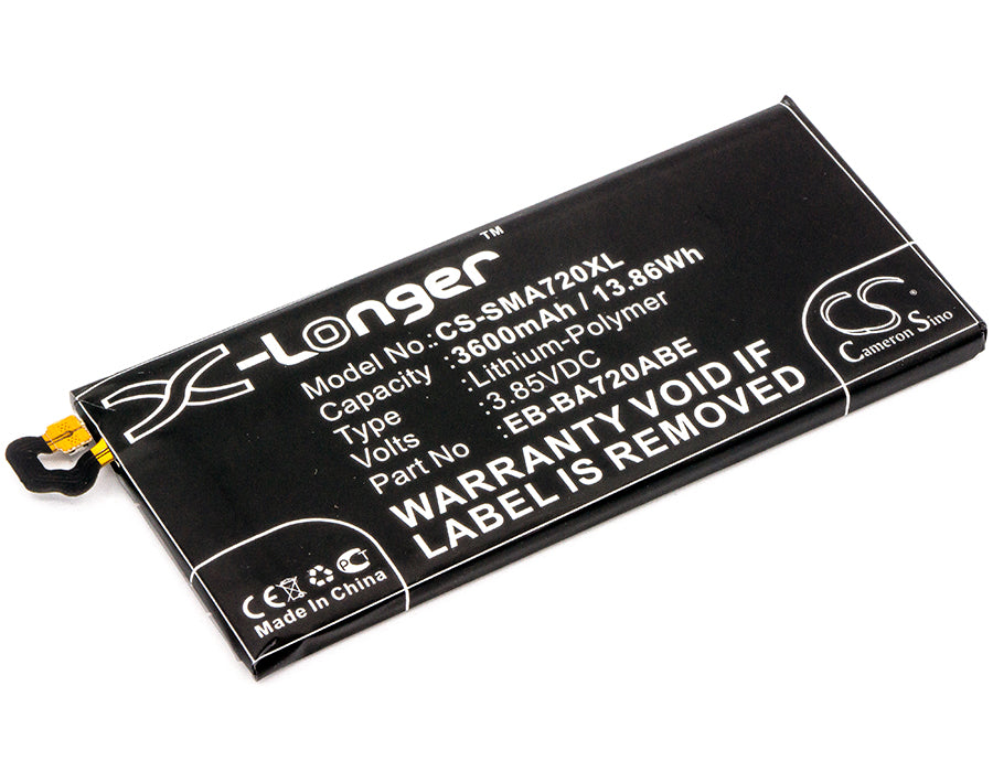 Replacement Battery for Samsung Galaxy A7 2017 – Mobile, SmartPhone – 3600mAh / 3.85V - image 1