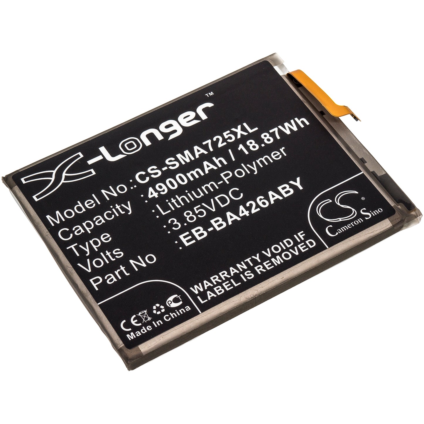 Replacement Battery for Samsung Galaxy A426 – Mobile, SmartPhone – 4900mAh / 3.85V - image 1