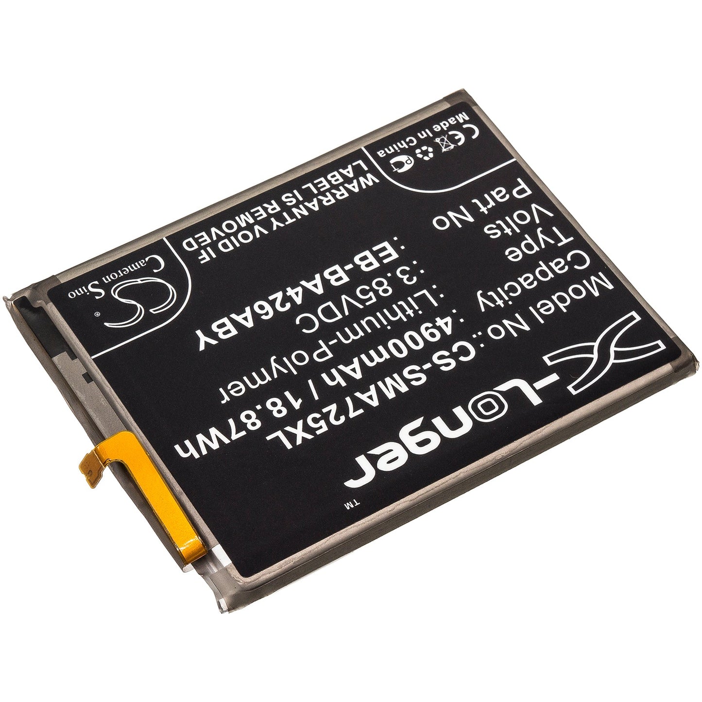 Replacement Battery for Samsung  galaxy 5g mobile WiFi – Mobile, SmartPhone – 4900mAh / 18.87Wh / 3.85V