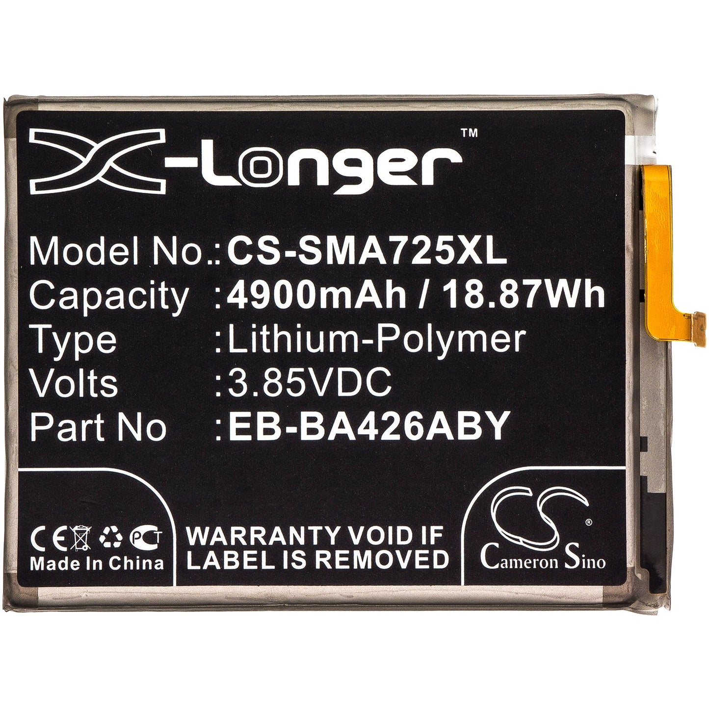 Replacement Battery for Samsung  galaxy 5g mobile WiFi – Mobile, SmartPhone – 4900mAh / 18.87Wh / 3.85V