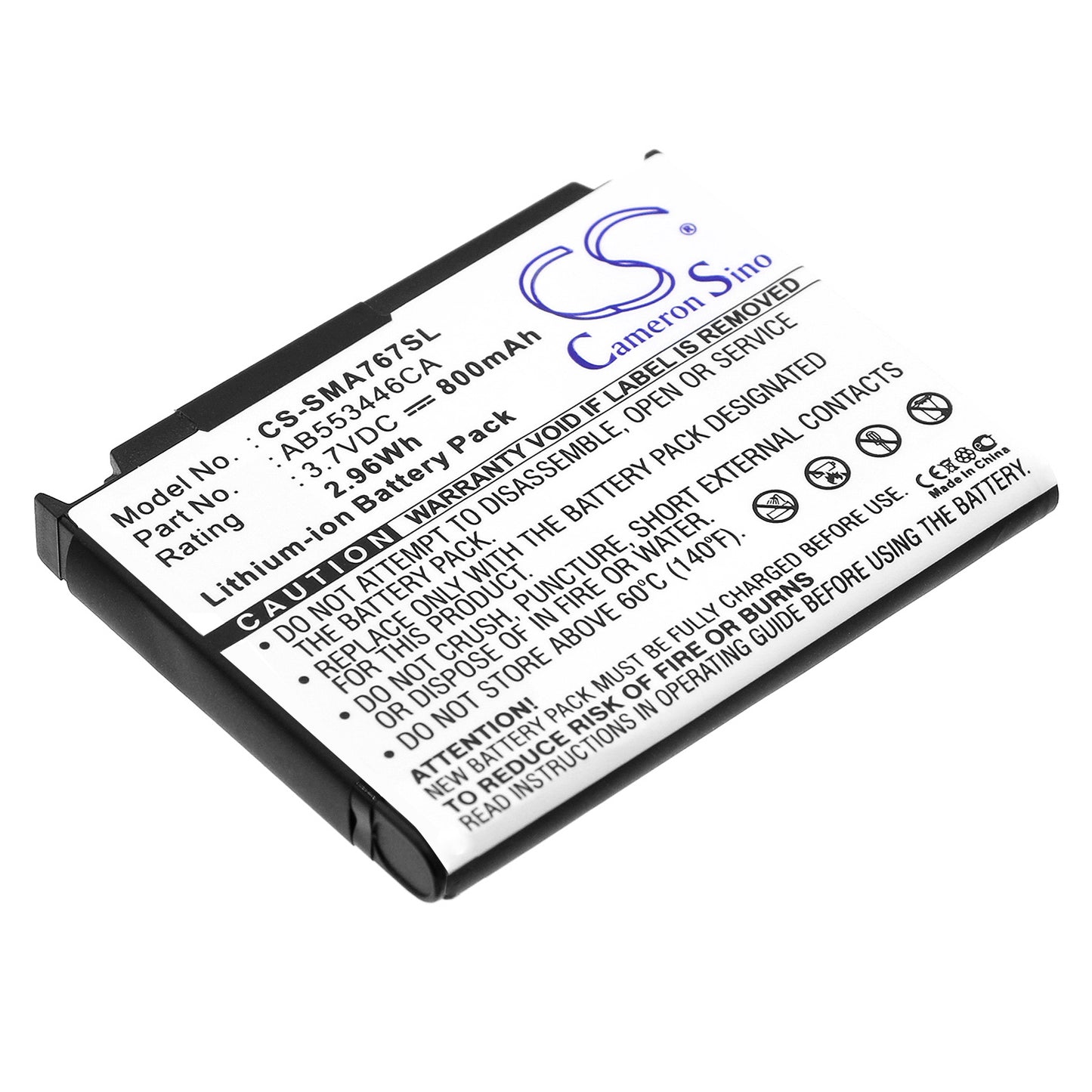 Replacement Battery for Samsung SGH-A767 – Mobile, SmartPhone – 800mAh / 3.7V - image 1