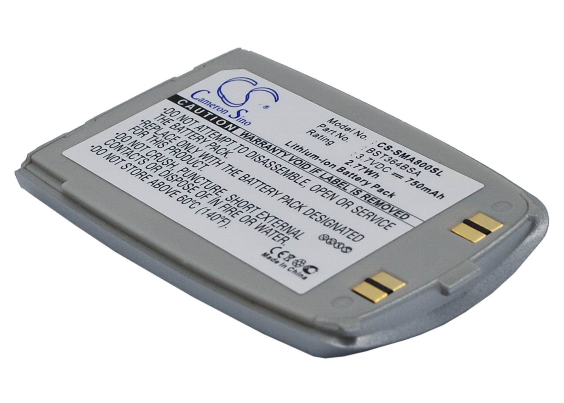 Replacement Battery for Samsung SGH-A800 – Mobile, SmartPhone – 750mAh / 3.7V - image 1