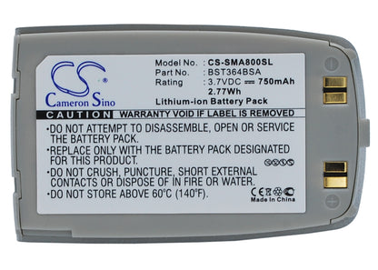 Replacement Battery for Samsung SGH-A800 – Mobile, SmartPhone – 750mAh / 3.7V - image 5