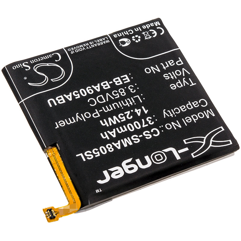 Replacement Battery for Samsung  Galaxy A80 – Mobile, SmartPhone – 3700mAh / 14.25Wh / 3.85V
