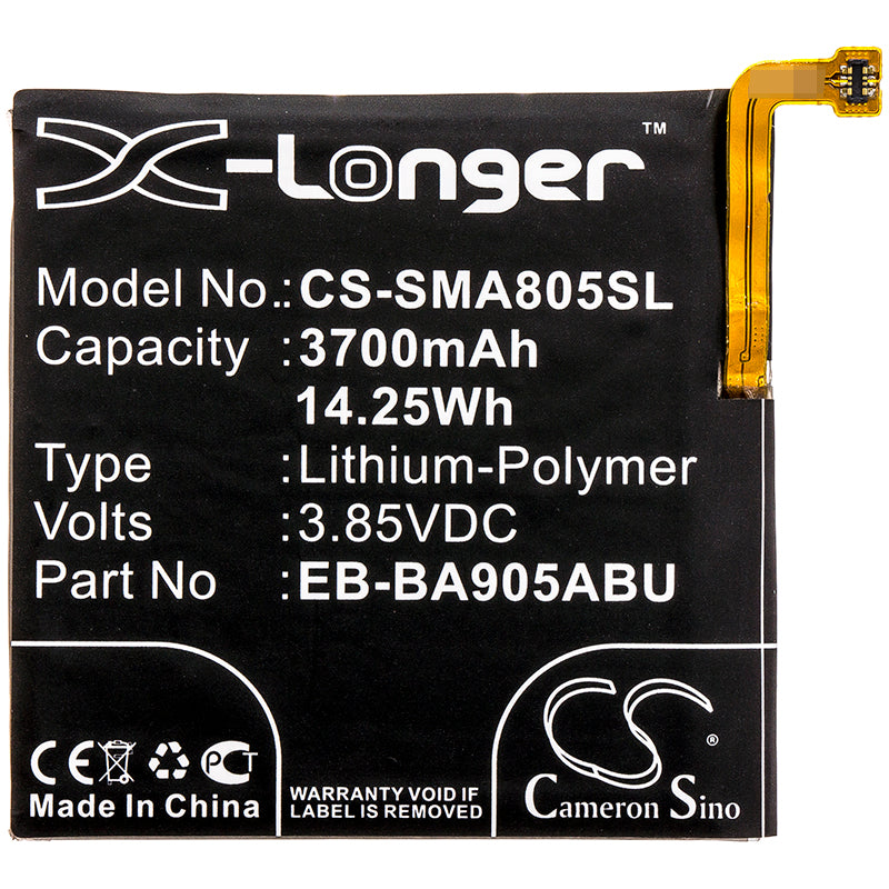 Replacement Battery for Samsung  Galaxy A80 – Mobile, SmartPhone – 3700mAh / 14.25Wh / 3.85V