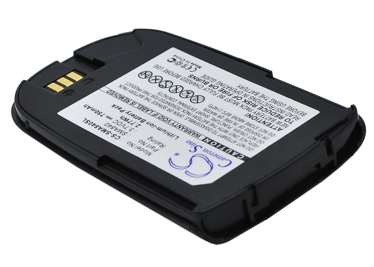 Replacement Battery for Samsung  PM-A840 – Mobile, SmartPhone – 750mAh / 3.7V