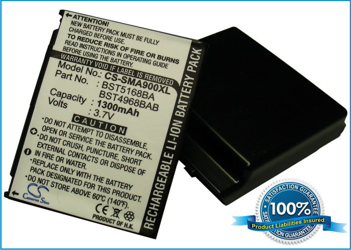 Replacement Battery for Samsung SPH-A900 – Mobile, SmartPhone – 1300mAh / 3.7V - image 1