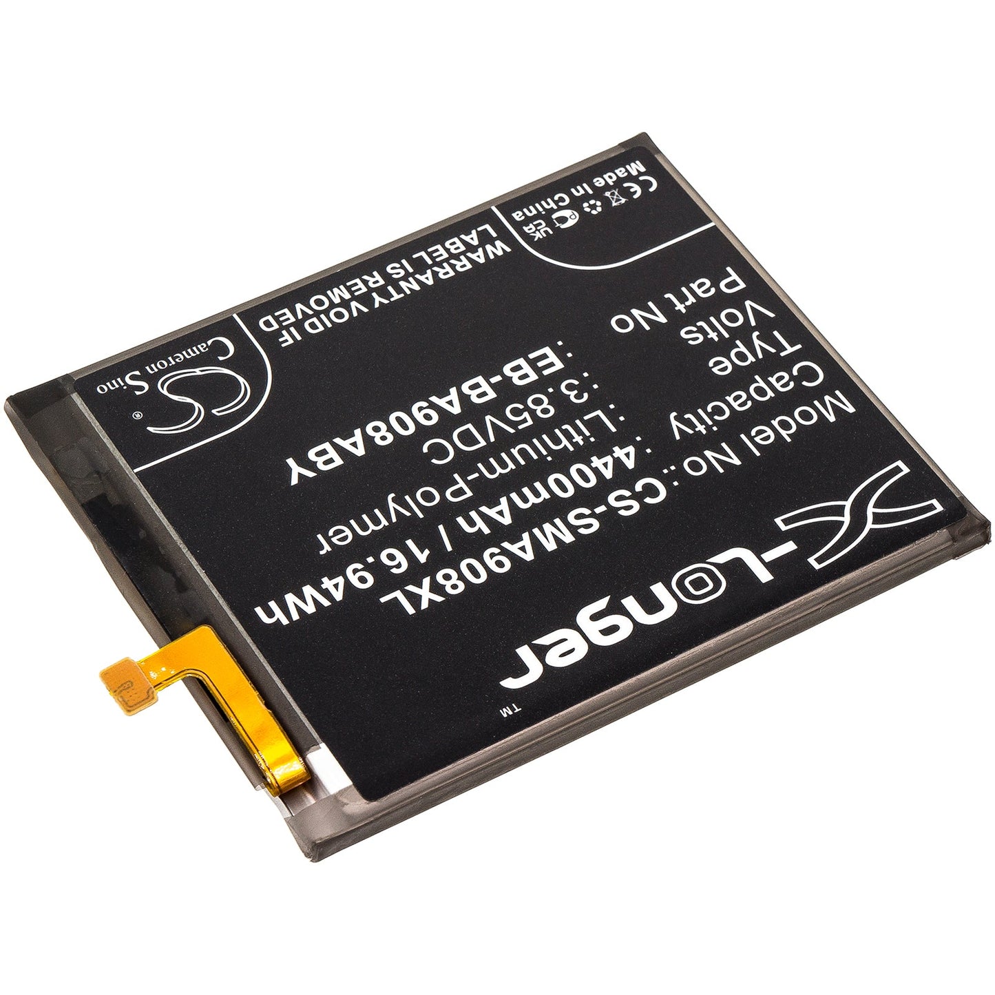 Replacement Battery for Samsung  Galaxy A90 5G – Mobile, SmartPhone – 4400mAh / 16.94Wh / 3.85V