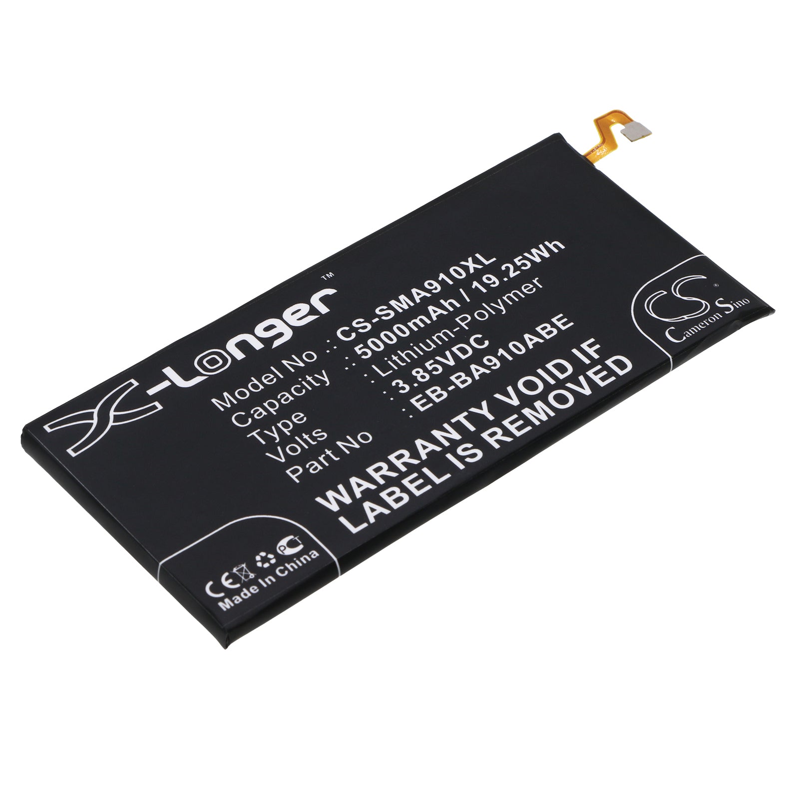 Replacement Battery for Samsung Galaxy A9 Pro 2016 – Mobile, SmartPhone – 5000mAh / 3.85V - image 1