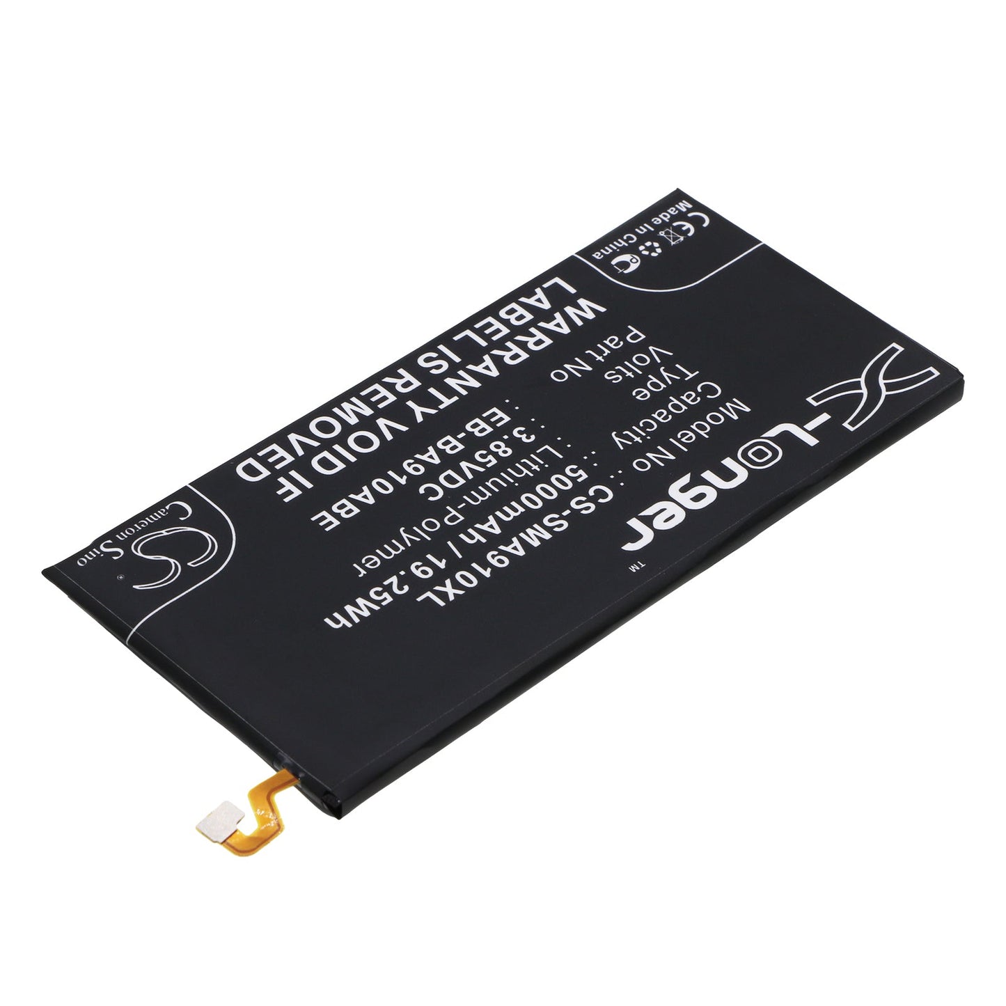 Replacement Battery for Samsung  Galaxy A9 Pro 2016 – Mobile, SmartPhone – 5000mAh / 19.25Wh / 3.85V