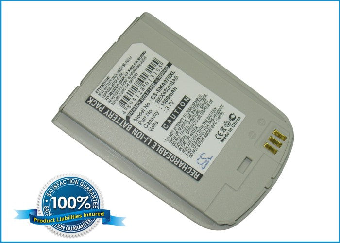 Replacement Battery for Samsung SCH-A970 – Mobile, SmartPhone – 1500mAh / 3.7V - image 1