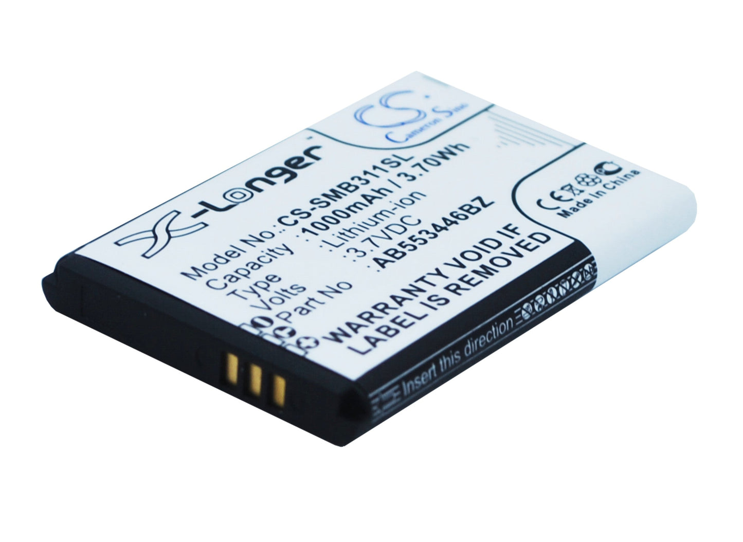 Replacement Battery for Samsung  Gusto 3 – Mobile, SmartPhone – 1000mAh / 3.7Wh / 3.7V