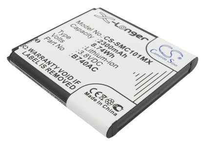 Replacement Battery for Samsung  Galaxy K – Camera – 2300mAh / 8.74Wh / 3.8V