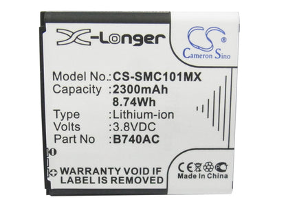 Replacement Battery for Samsung Galaxy K – Camera – 2300mAh / 3.8V