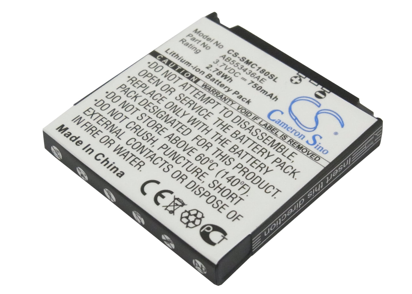 Replacement Battery for Samsung SGH-C170 – Mobile, SmartPhone – 750mAh / 3.7V - image 1