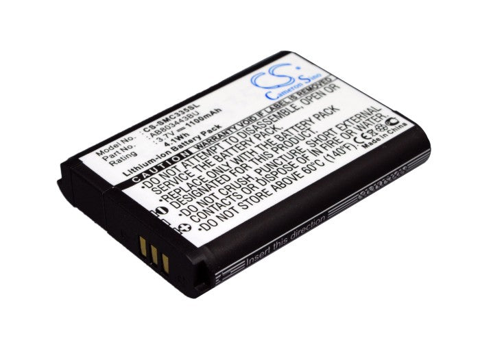 Replacement Battery for Samsung  GT-C3350 – Mobile, SmartPhone – 1100mAh/4.1Wh / 3.7V