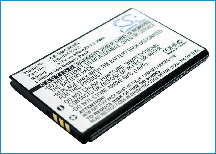 Replacement Battery for Samsung GT-C3630 – Mobile, SmartPhone – 600mAh / 3.7V - image 3