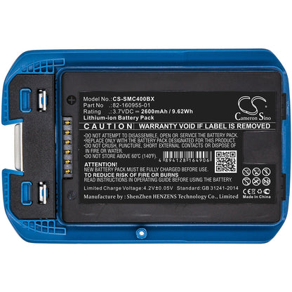 Replacement Battery for Symbol  MC40 – Barcode Scanner – 2600mAh / 9.62Wh / 3.7V