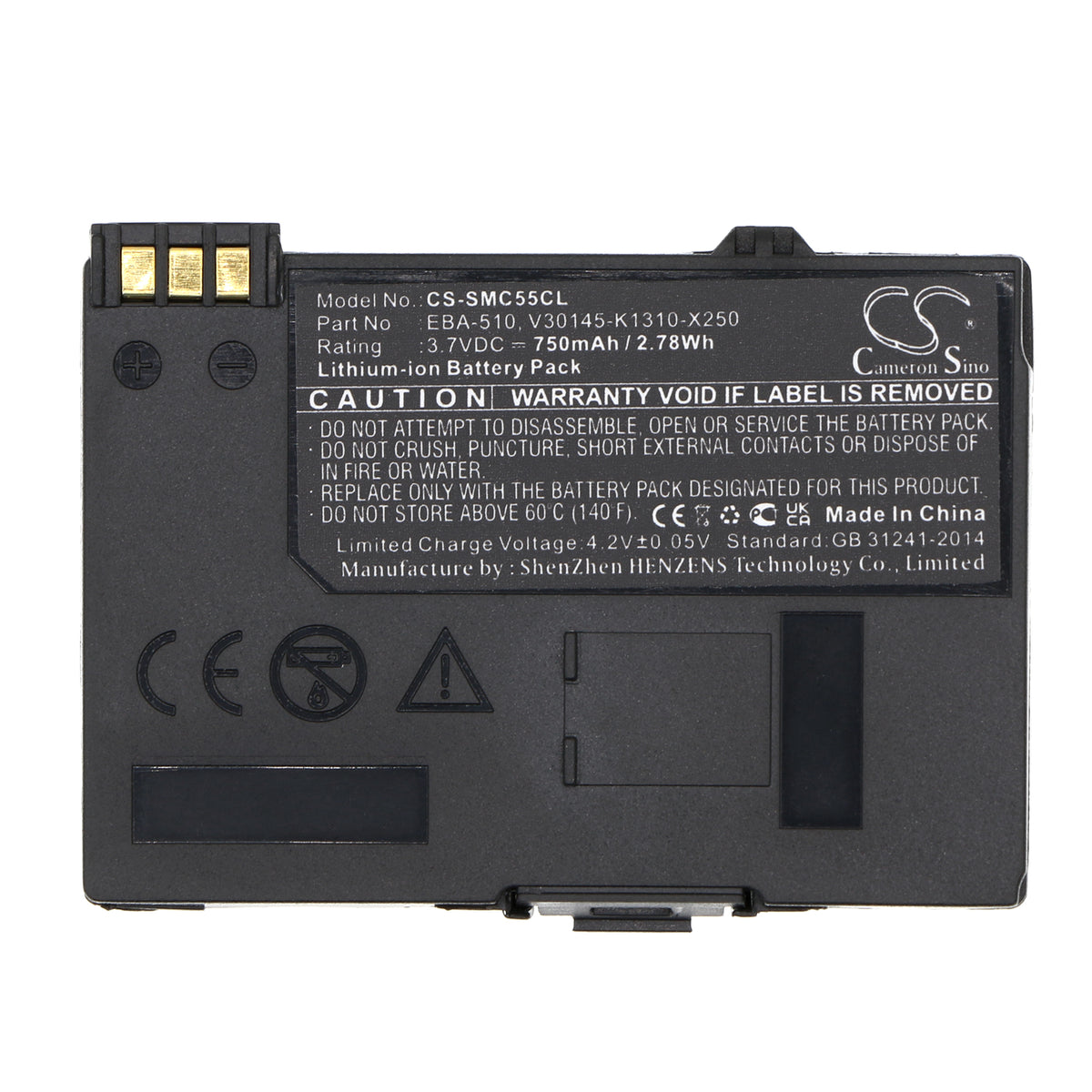 Replacement Battery for Telekom | Swisscom | KPN | Siemens T-Sinus 701A – Cordless Phone – 750mAh / 3.7V