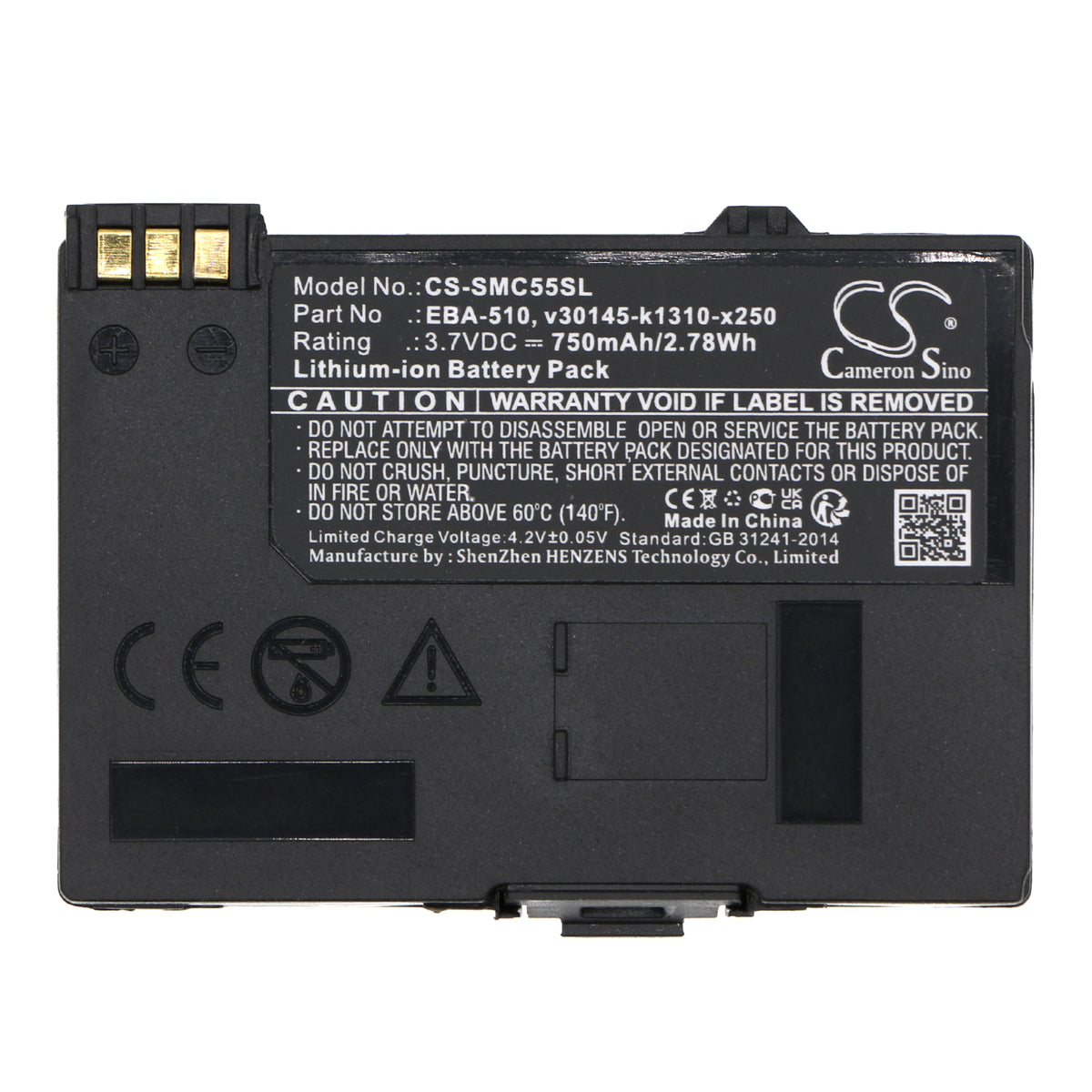 Replacement Battery for Siemens C55 – Mobile, SmartPhone – 750mAh / 3.7V