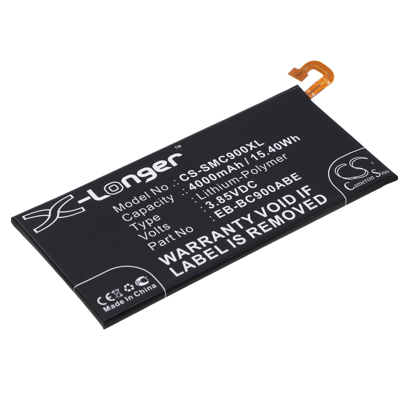 Replacement Battery for Samsung Galaxy C9 Pro – Mobile, SmartPhone – 4000mAh / 3.85V - image 1
