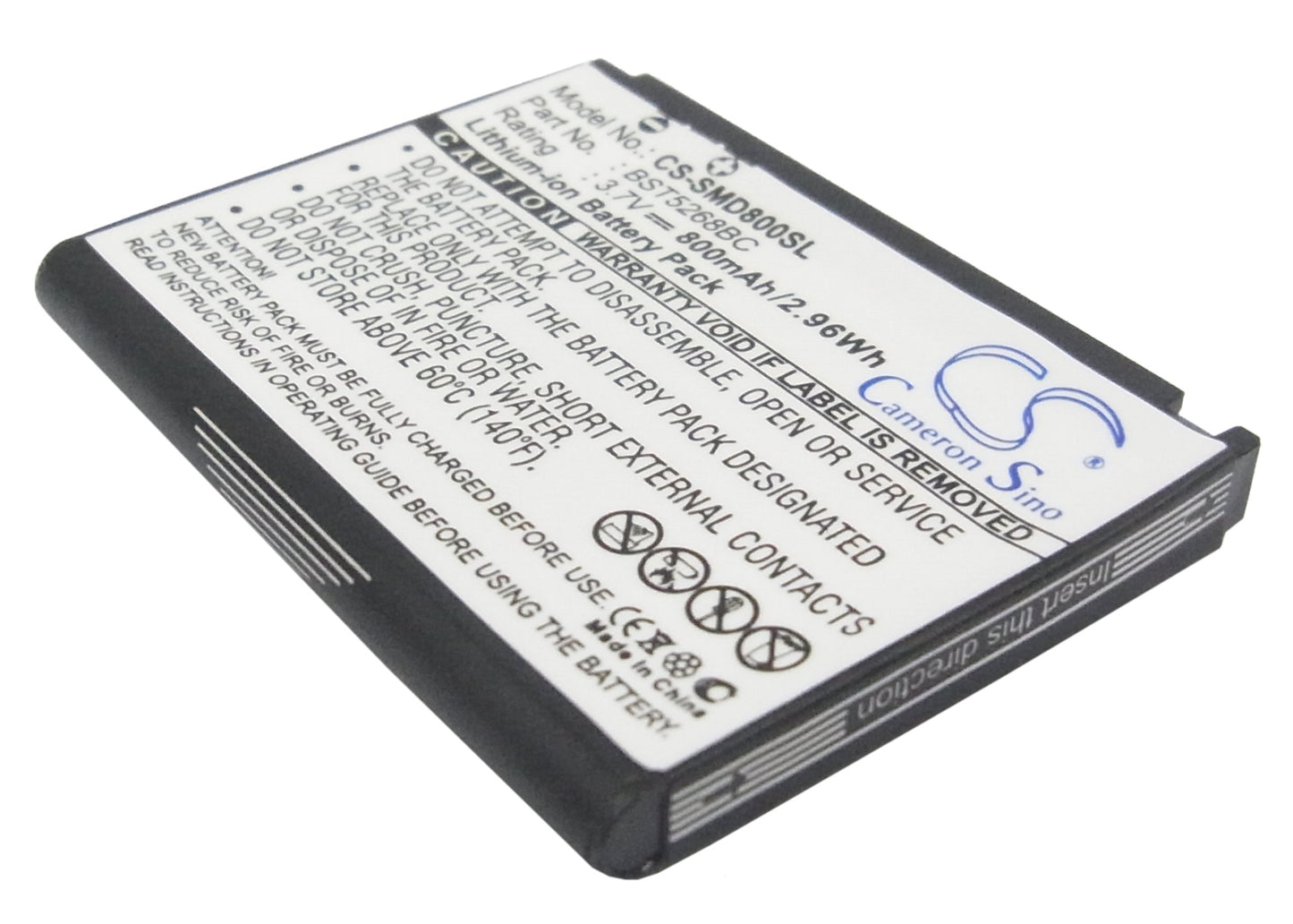 Replacement Battery for Samsung SGH-D808 – Mobile, SmartPhone – 800mAh / 3.7V - image 1