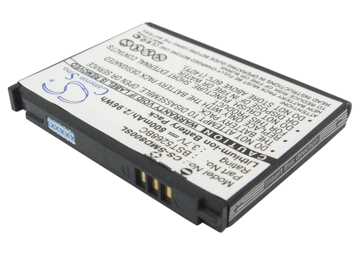 Replacement Battery for Samsung  SGH-D808 – Mobile, SmartPhone – 800mAh / 3.7V