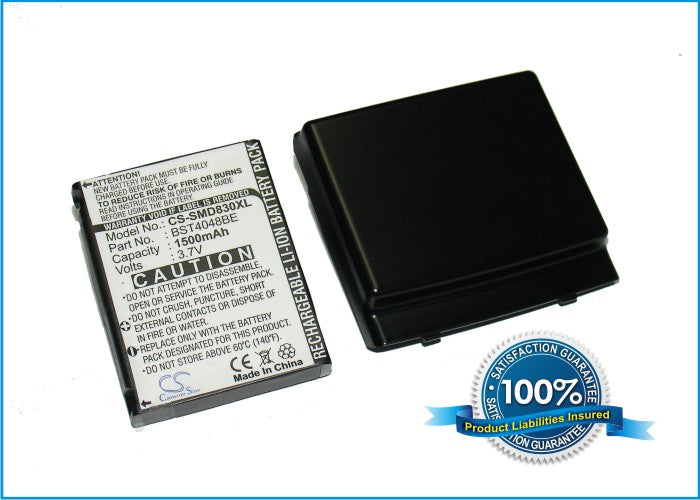 Replacement Battery for Samsung SGH-D830 – Mobile, SmartPhone – 1500mAh / 3.7V - image 1