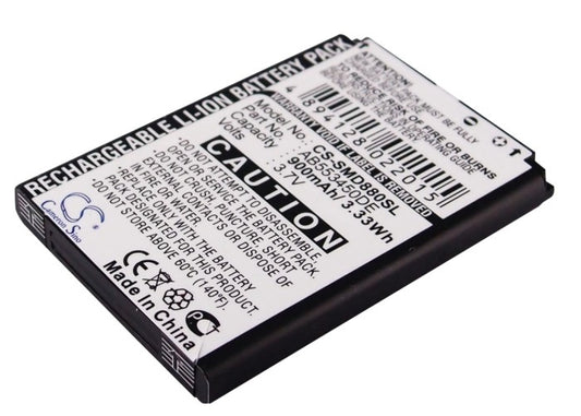 Replacement Battery for Samsung SGH-D880 – Mobile, SmartPhone – 900mAh / 3.7V - image 1