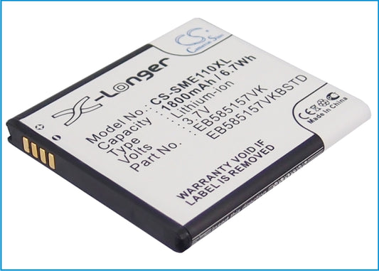 Replacement Battery for Samsung SHV-E120S – Mobile, SmartPhone – 1800mAh / 3.7V - image 1
