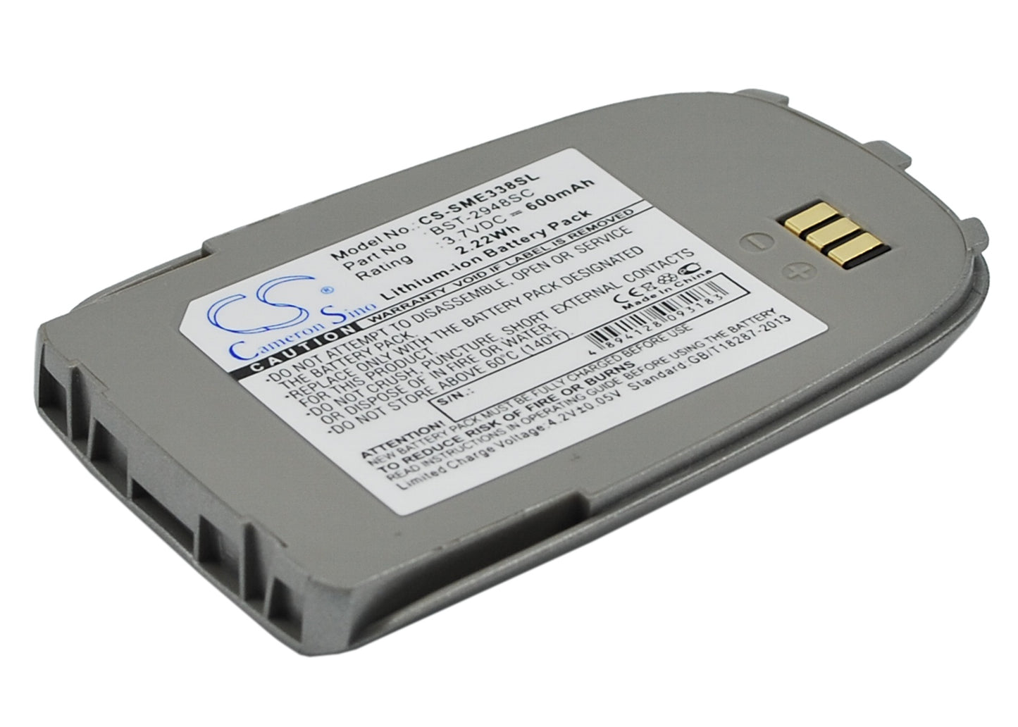 Replacement Battery for Samsung SGH-E330 – Mobile, SmartPhone – 600mAh / 3.7V - image 1