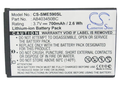 Replacement Battery for Samsung SGH-E590 – Mobile, SmartPhone – 700mAh / 3.7V - image 5